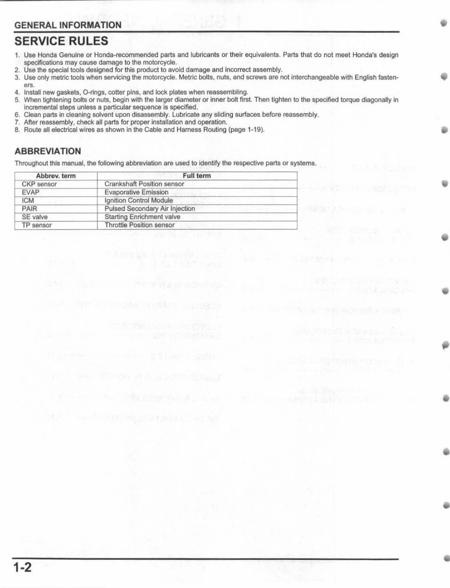 2008-2009 Honda CRF230L CRF230M Service & Repair Manual preview img 8