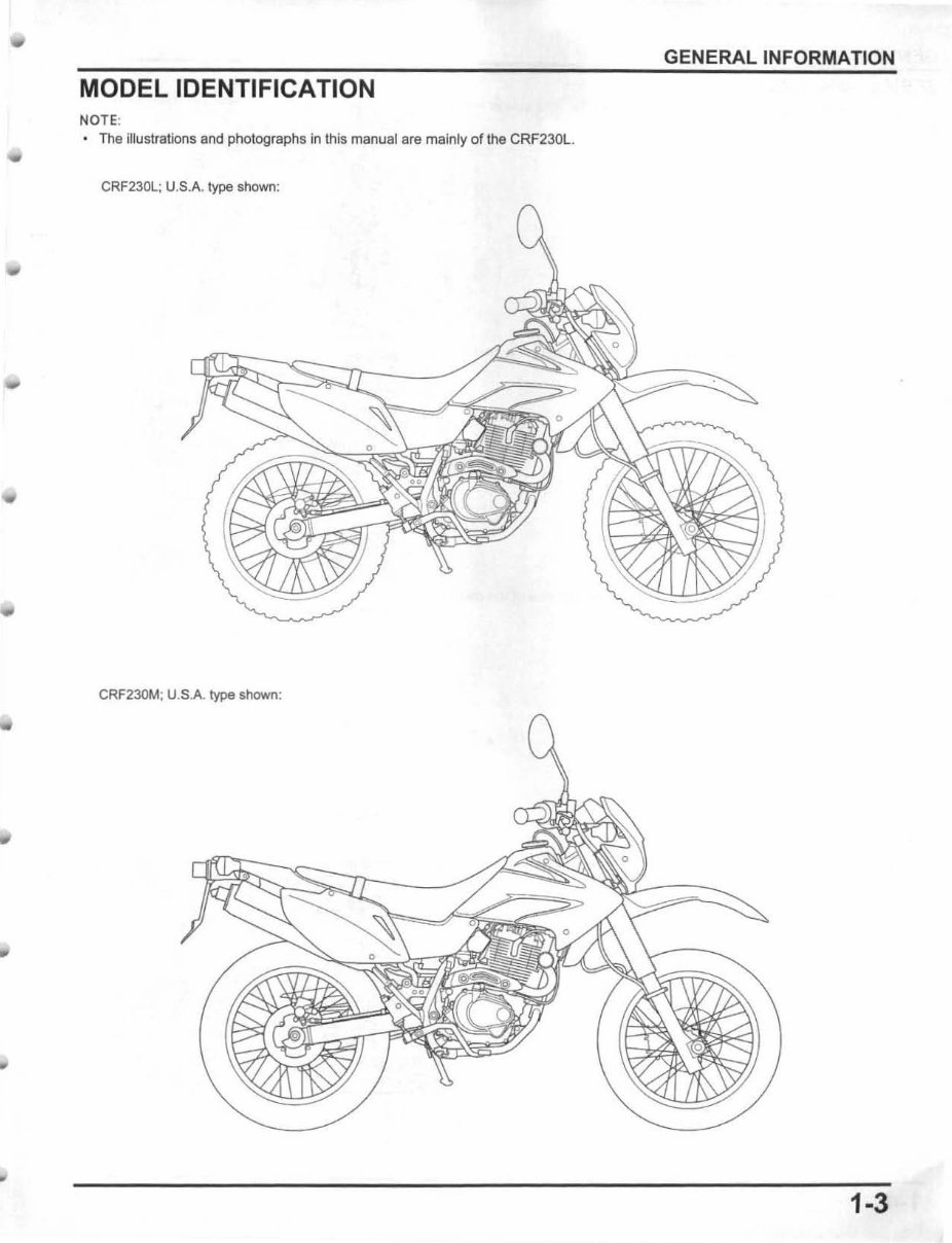 2008-2009 Honda CRF230L CRF230M Service & Repair Manual preview img 9