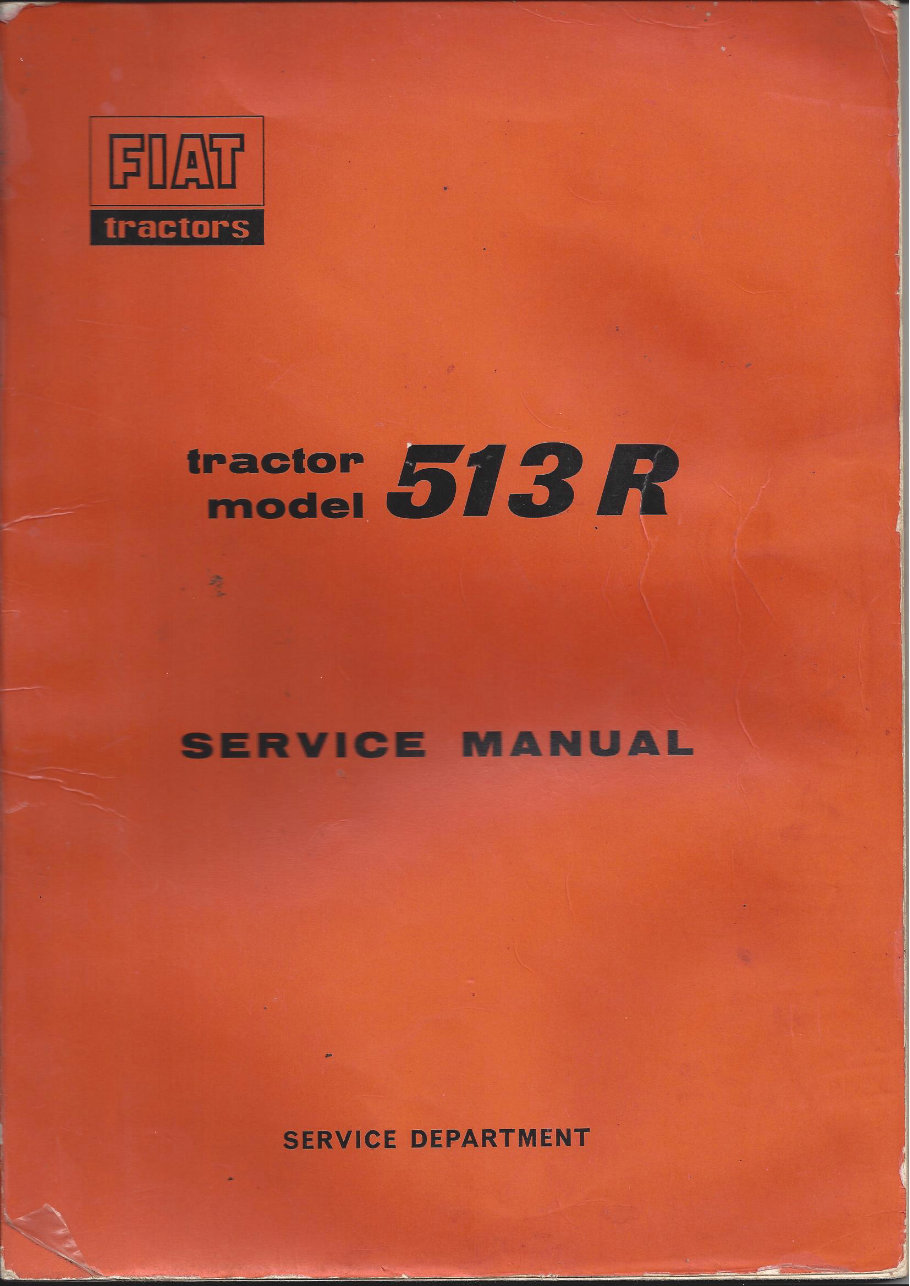 Fiat 513R Tractor C01D-55 & C02D-60 Complete Workshop Service Repair Manual preview img 1