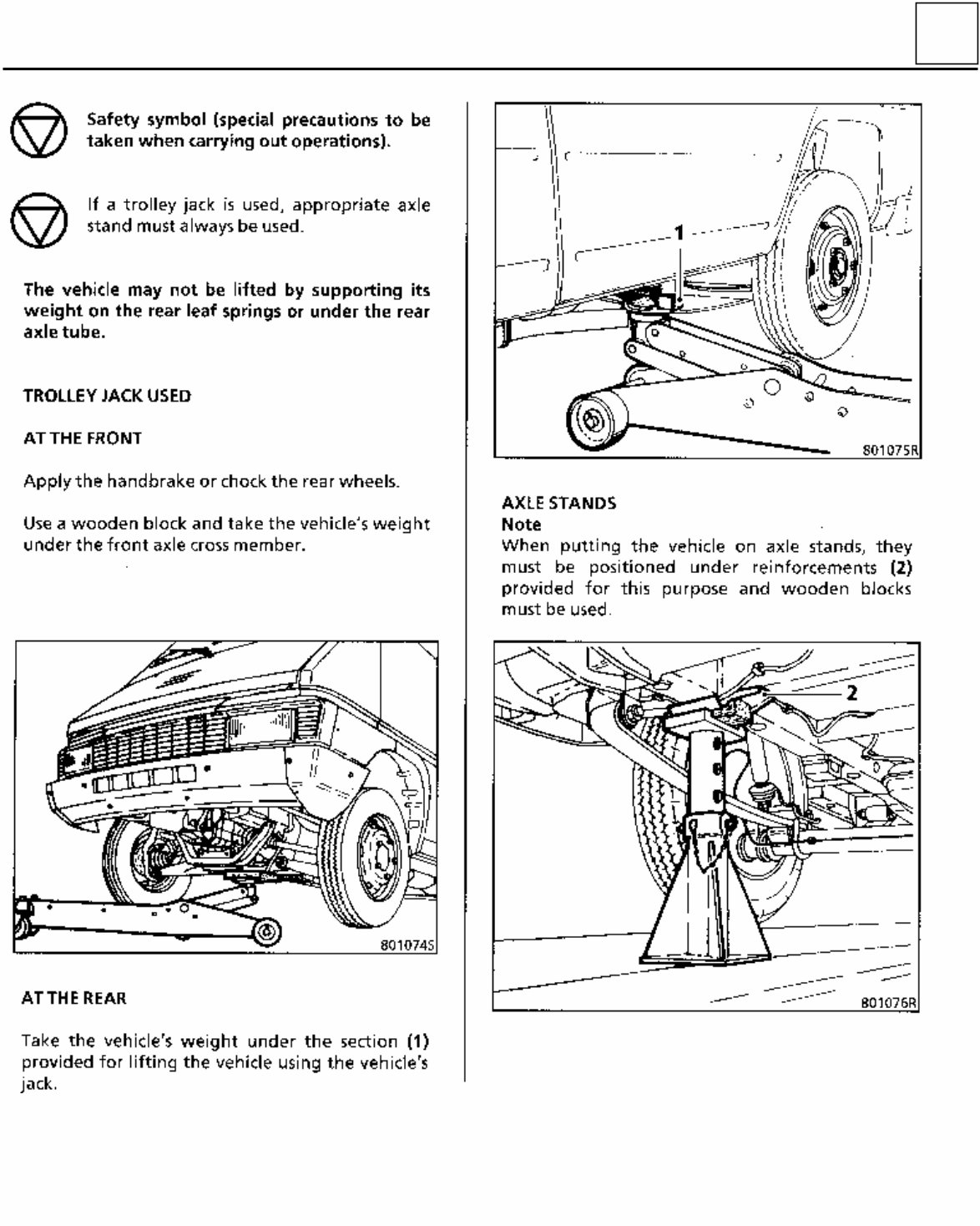 1986 Renault Master I Service and Repair Manual preview img 9