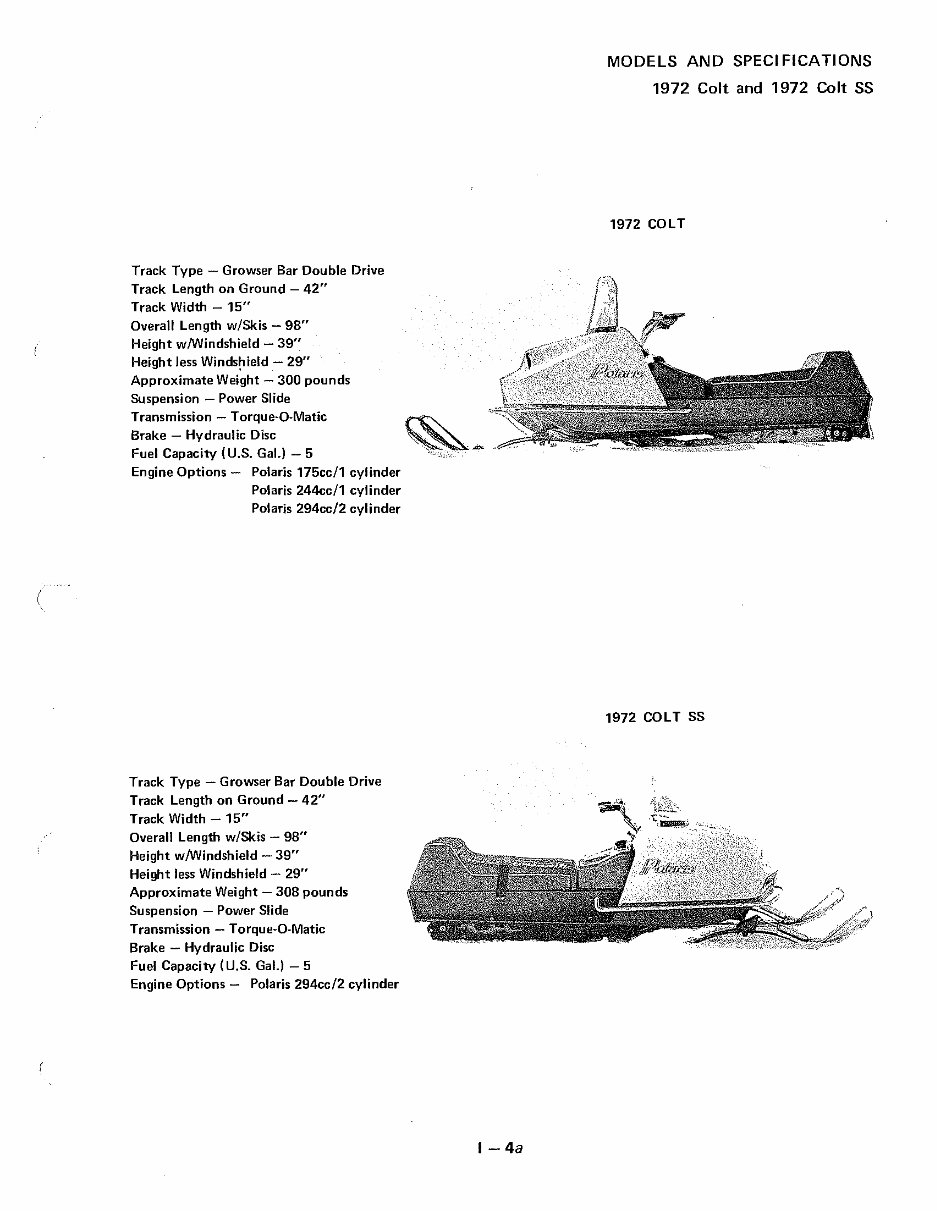 1980 POLARIS APOLLO 340 Factory Service & Work Shop Manual preview img 8