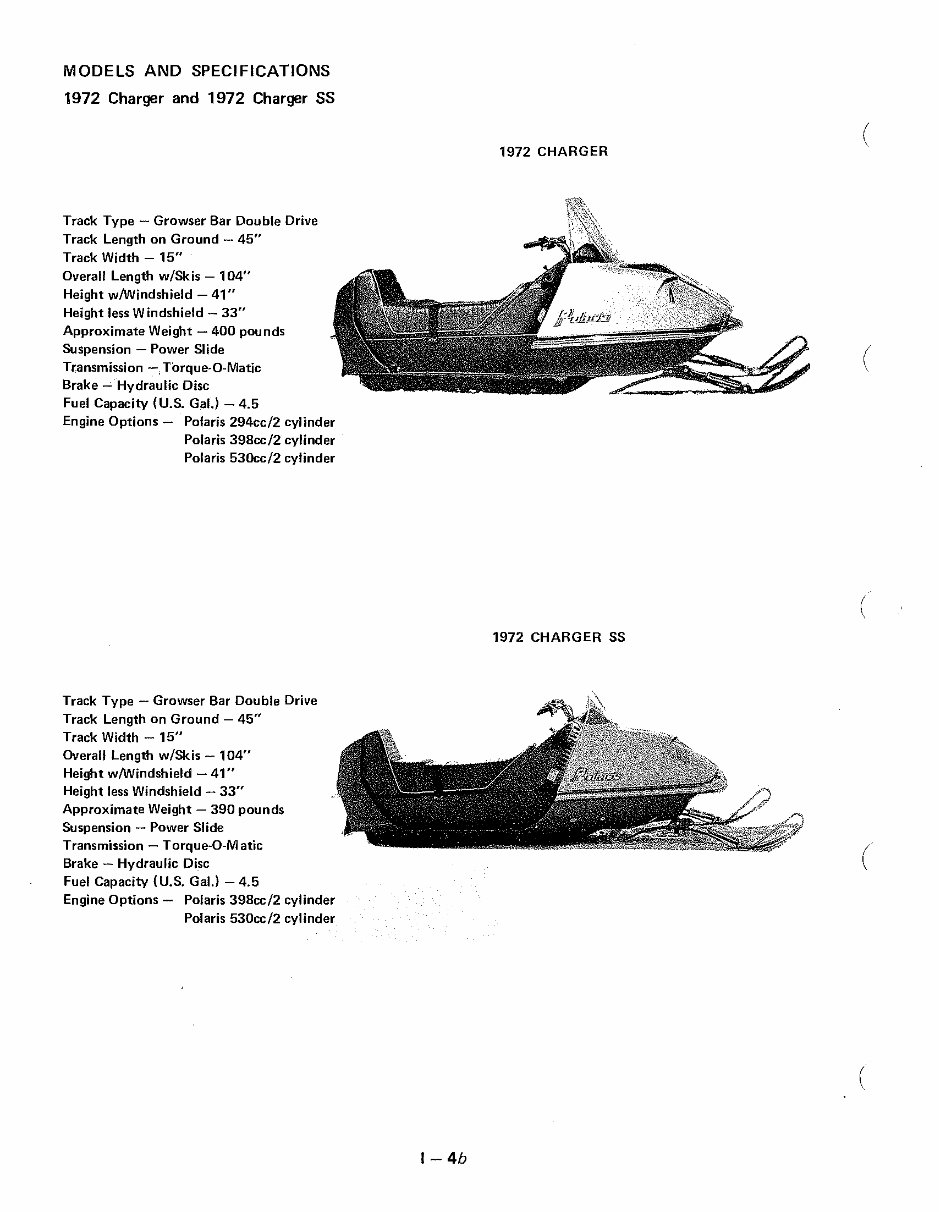 1980 POLARIS APOLLO 340 Factory Service & Work Shop Manual preview img 9