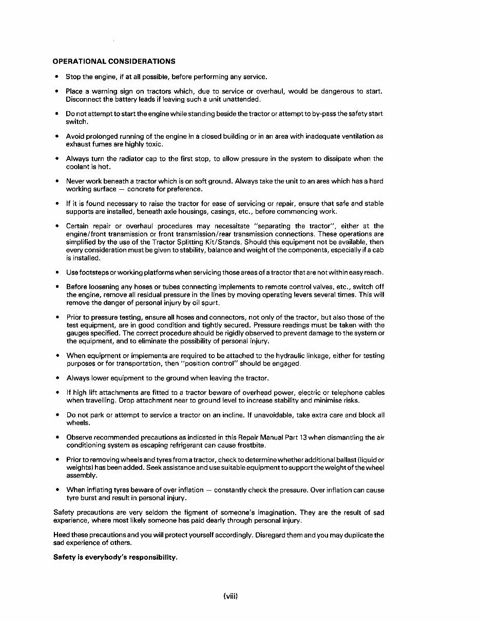 New Holland Tractors Series 10 Series 30 Workshop Service Repair Manual preview img 8