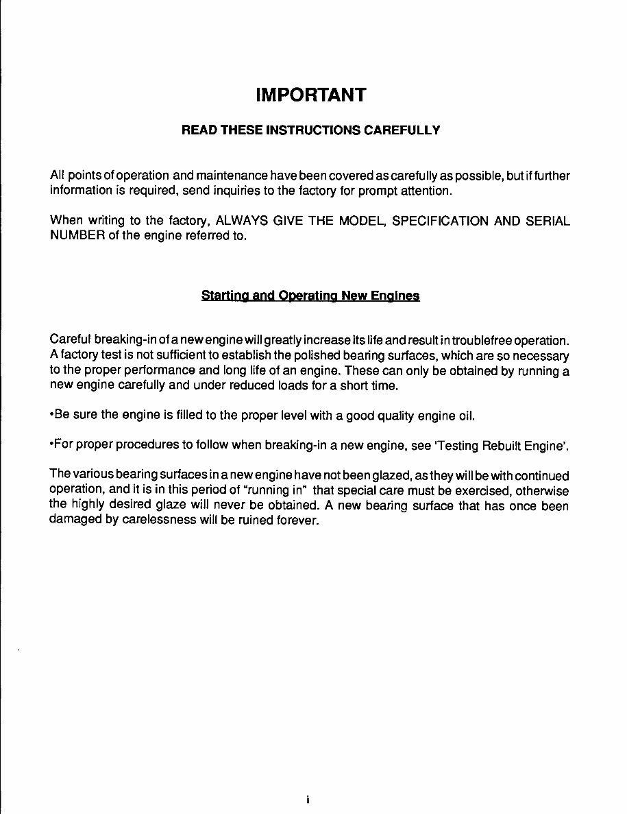 Wisconsin VH4D Engine Full Service & Repair Manual preview img 3