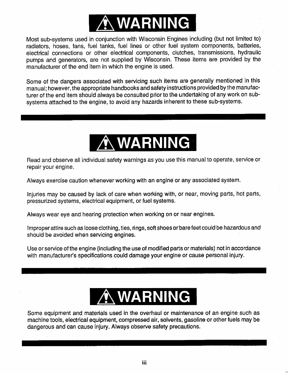 Wisconsin VH4D Engine Full Service & Repair Manual preview img 5