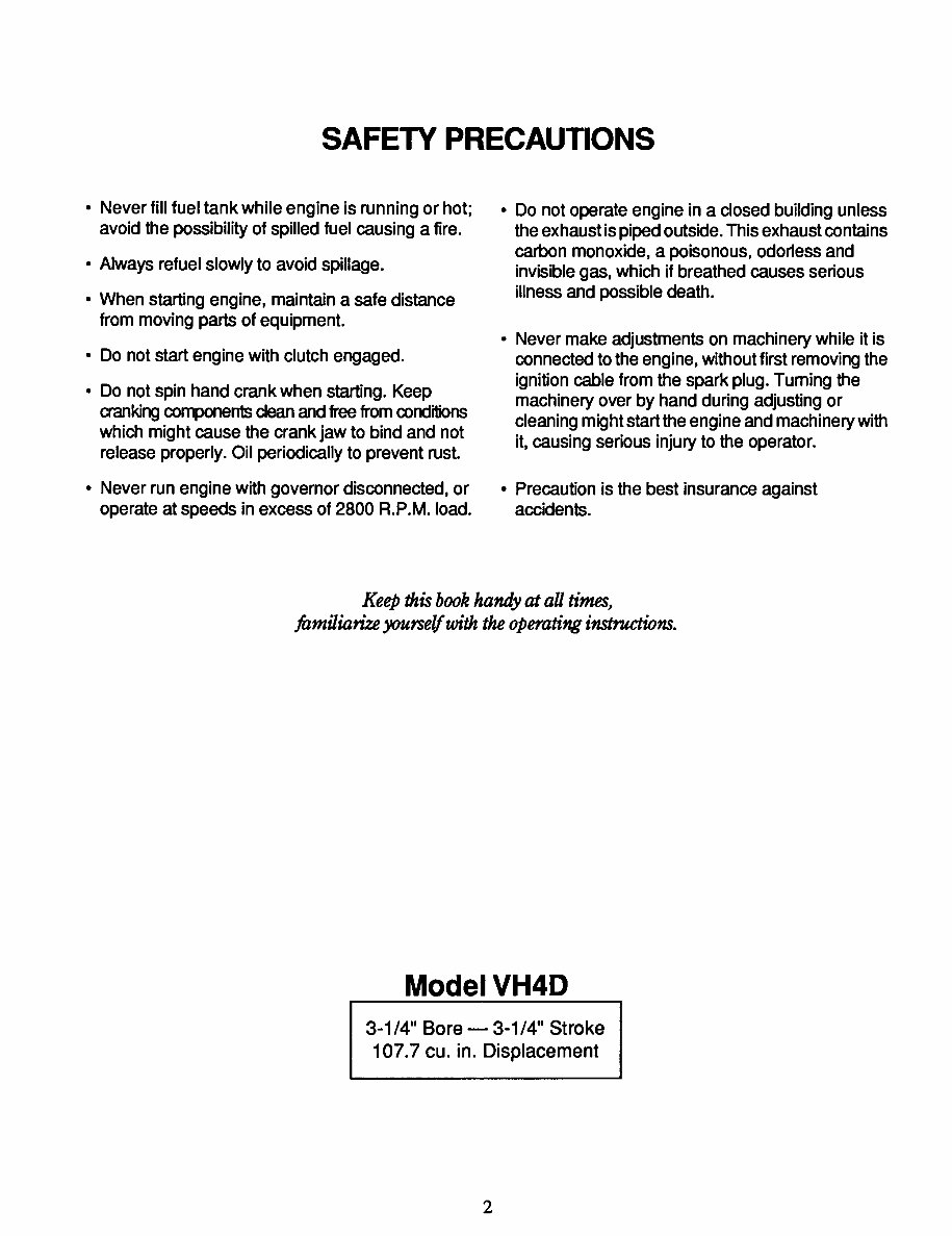 Wisconsin VH4D Engine Full Service & Repair Manual preview img 6