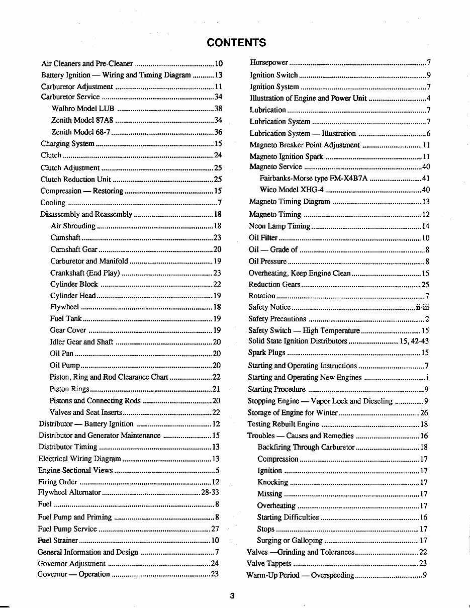 Wisconsin VH4D Engine Full Service & Repair Manual preview img 7