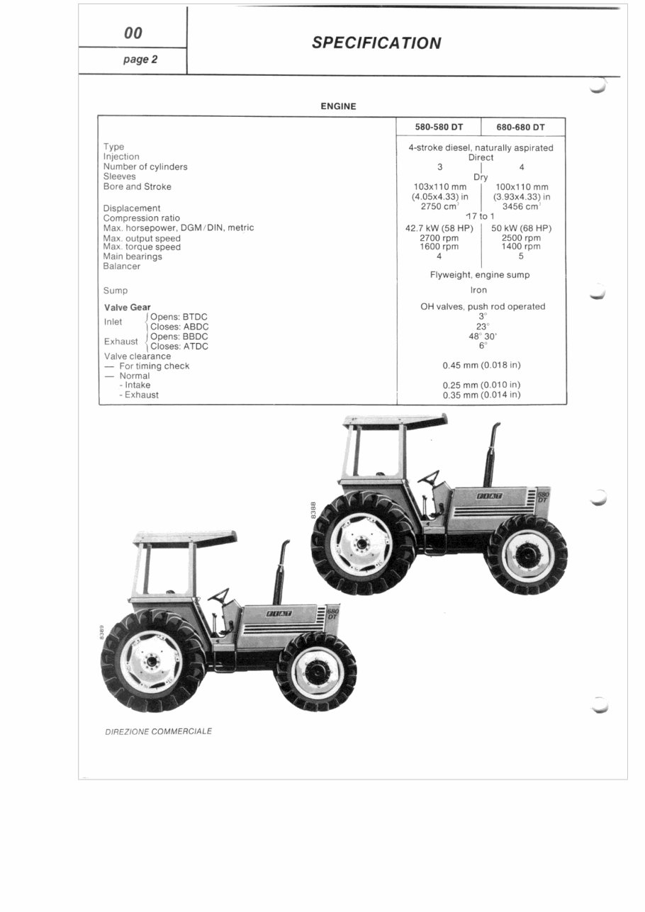Fiat 680-680DT Tractor Service Repair Workshop Manual preview img 8