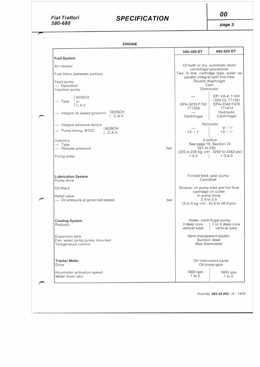 Fiat 680-680DT Tractor Service Repair Workshop Manual preview img 9