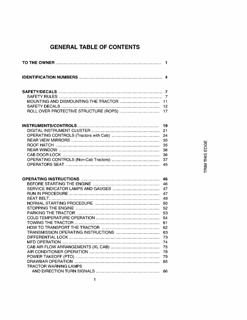 CASE IH 4210 4220 4230 4240 Tractor Operators Manual preview img 4