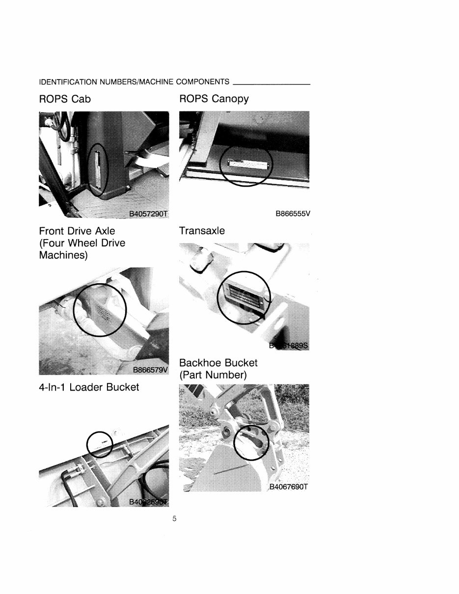CASE 590 Turbo Loader Backhoe Operators Manual preview img 7