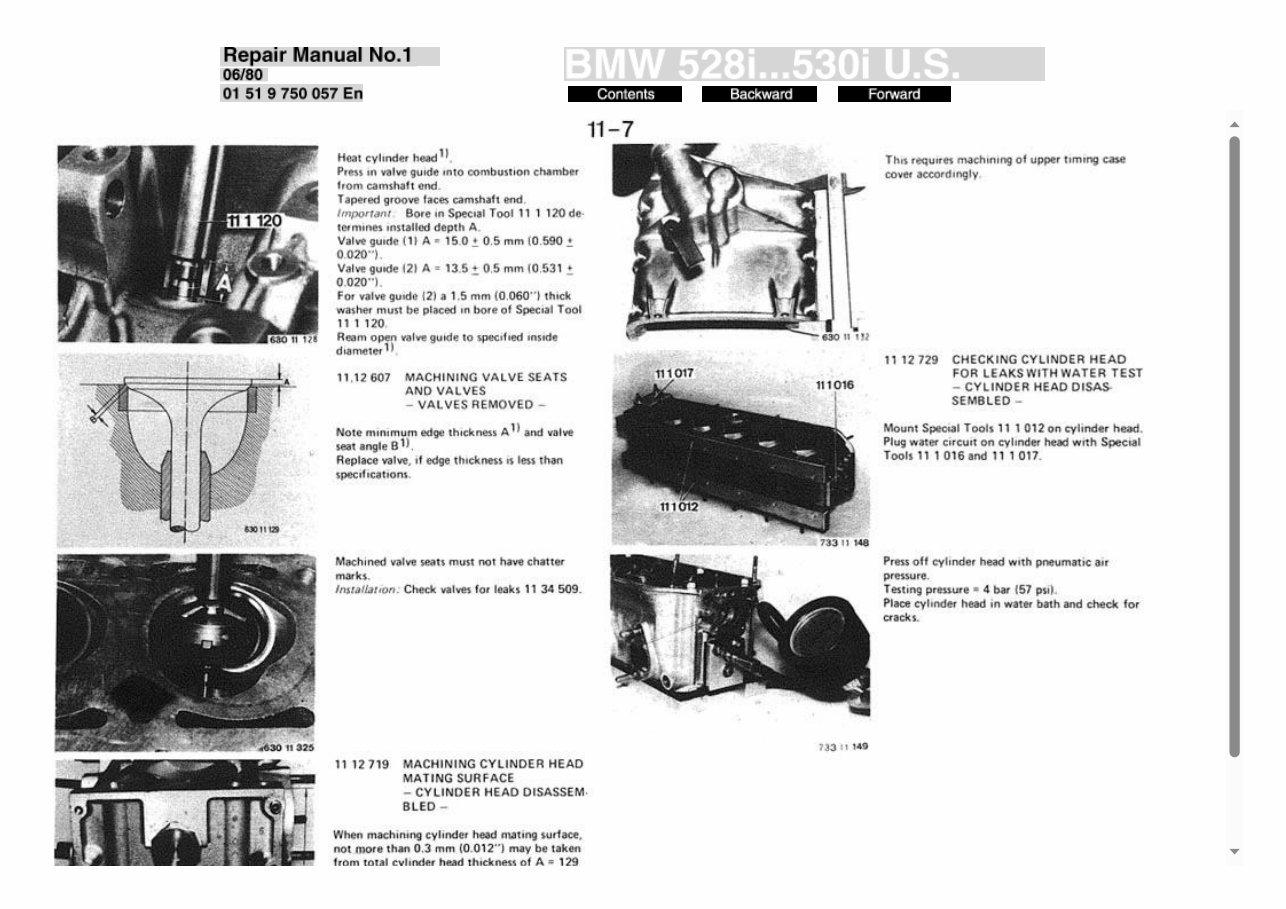 1972-1984 BMW 5-Series E12 Service and Repair Manual preview img 1