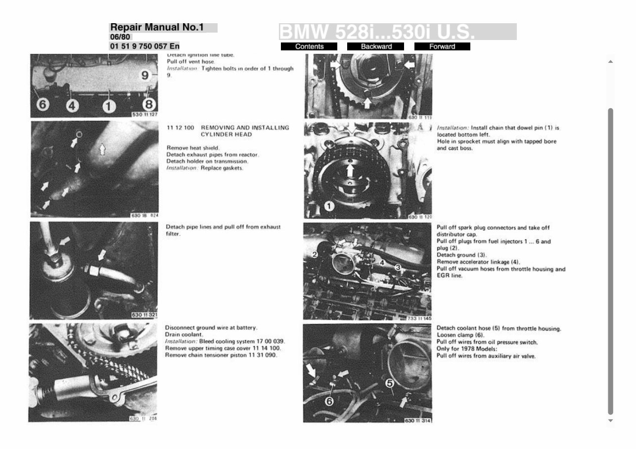 1972-1984 BMW 5-Series E12 Service and Repair Manual preview img 8