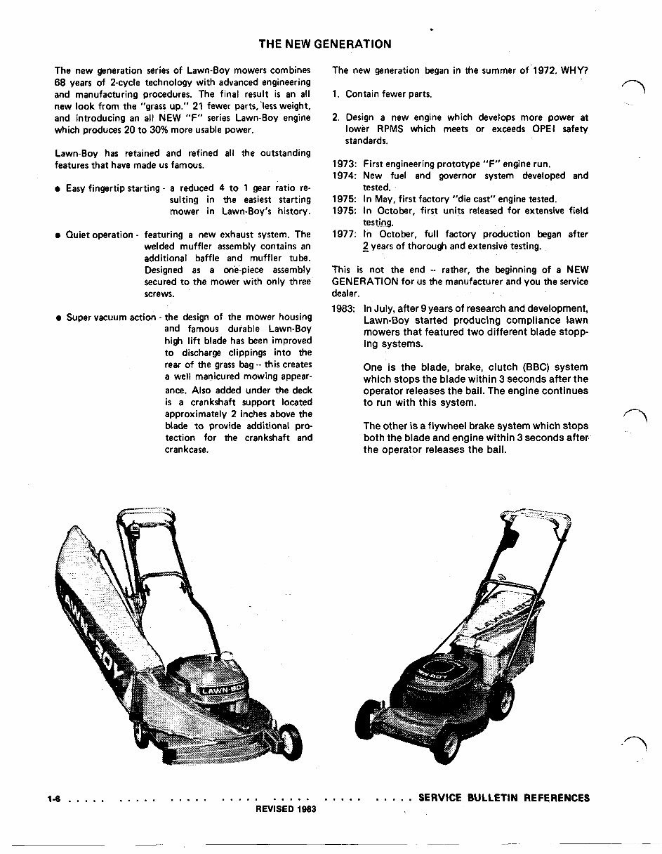 1950-1988 Lawn Boy Garden Equipment Service & Repair Manual preview img 9