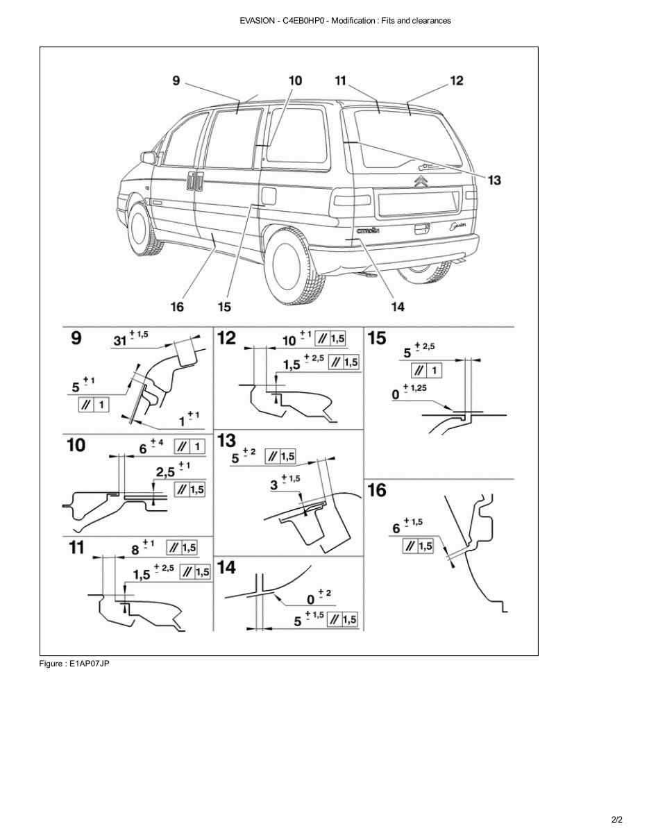 CITROEN Evasion 2.0i 16V 2002 Service Repair Manual preview img 3