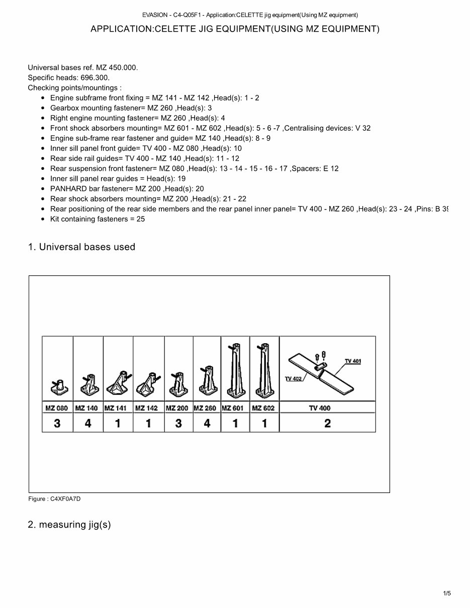 CITROEN Evasion 2.0i 16V 2002 Service Repair Manual preview img 4