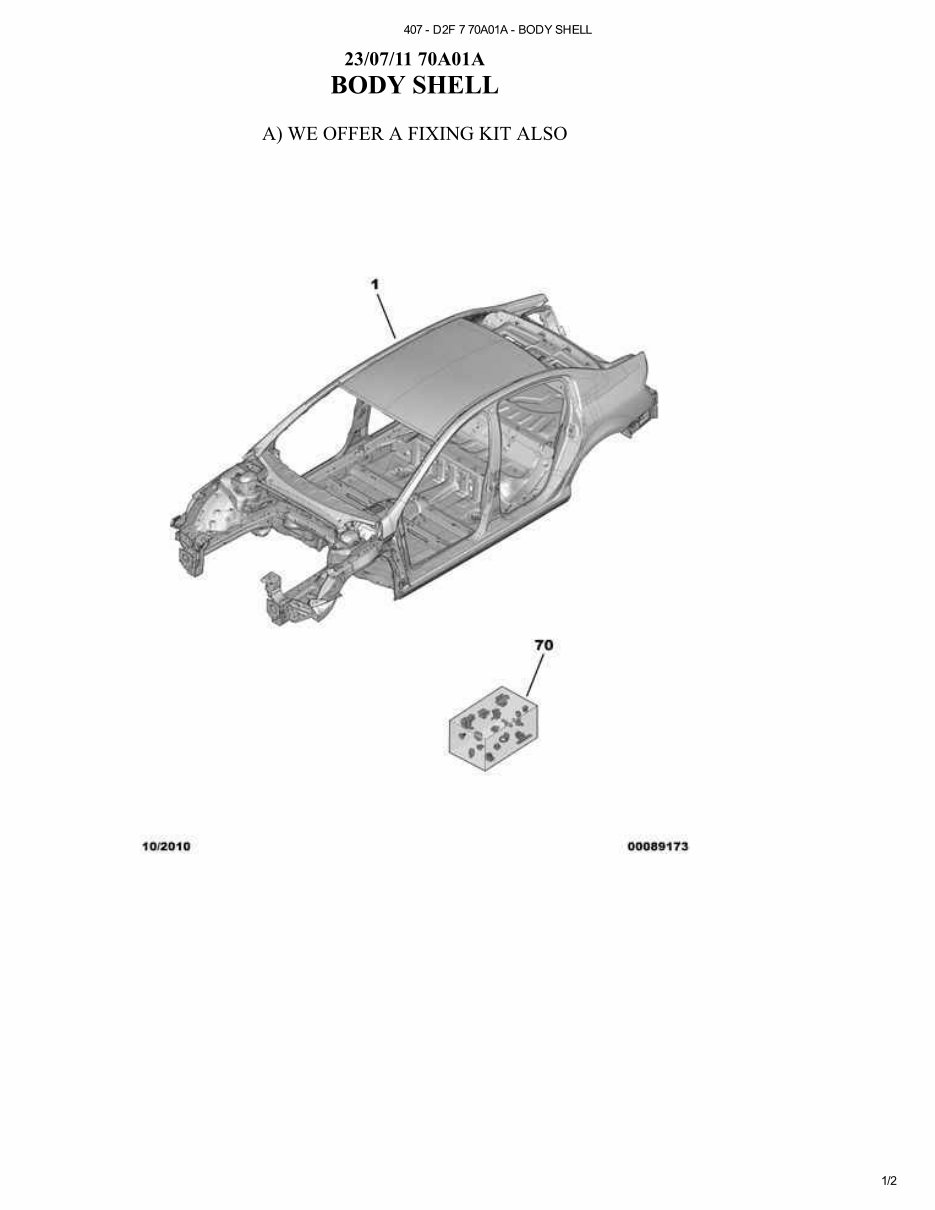 2005 PEUGEOT 407 COUPE Service and Repair Manual preview img 4
