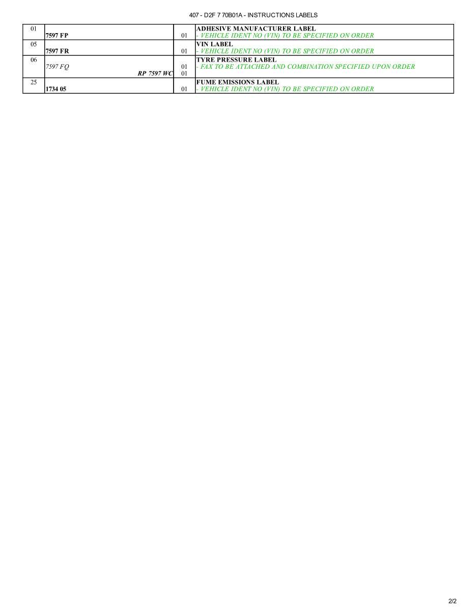 2005 PEUGEOT 407 COUPE Service and Repair Manual preview img 7