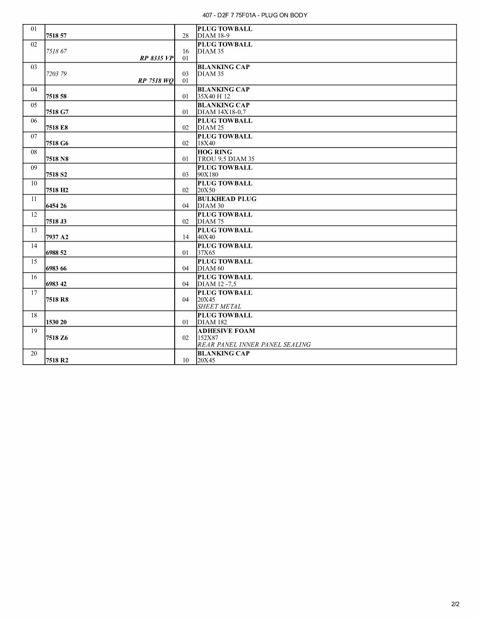 2005 PEUGEOT 407 COUPE Service and Repair Manual preview img 9