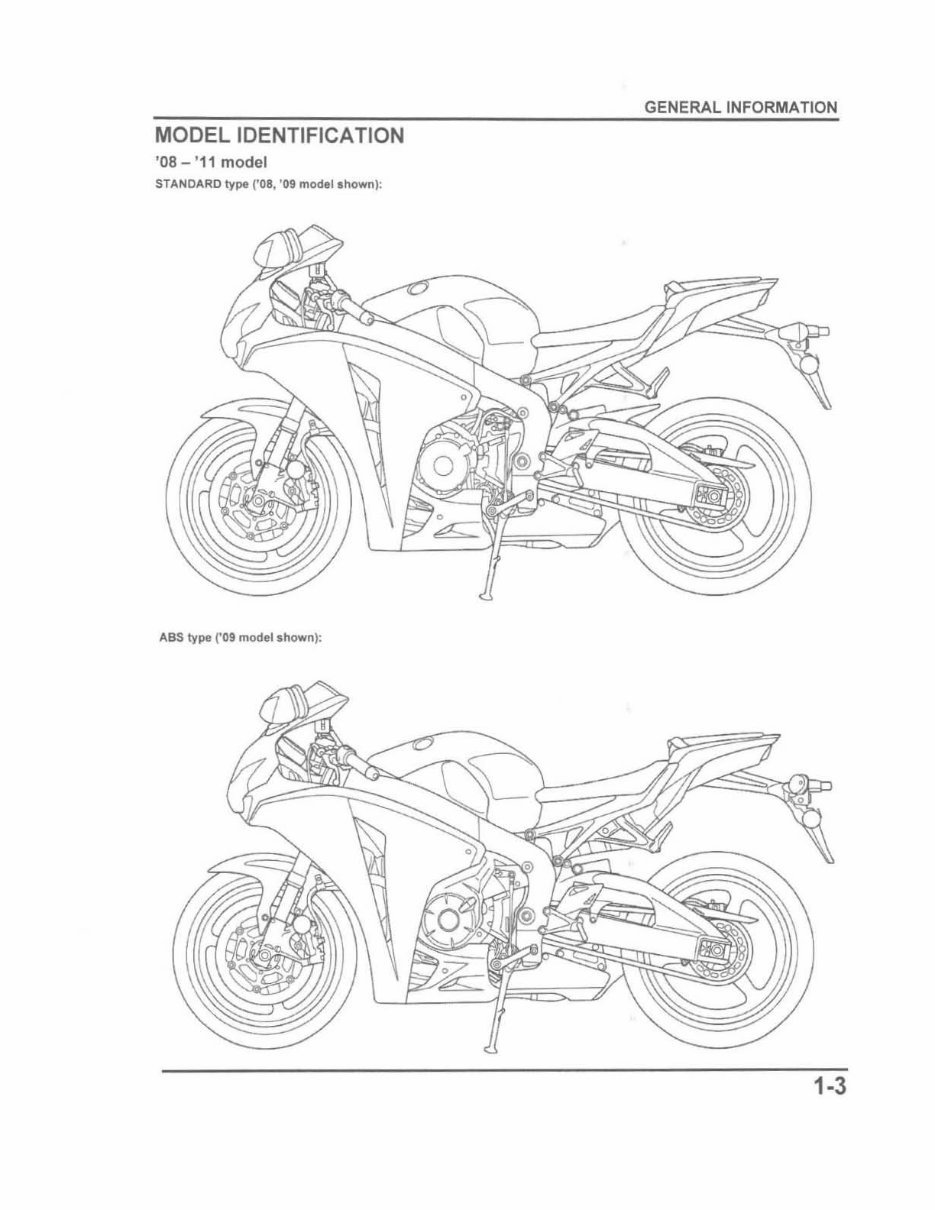 Honda 1000RR Fireblade Workshop Manual 2004 2005 2006 2007 preview img 3