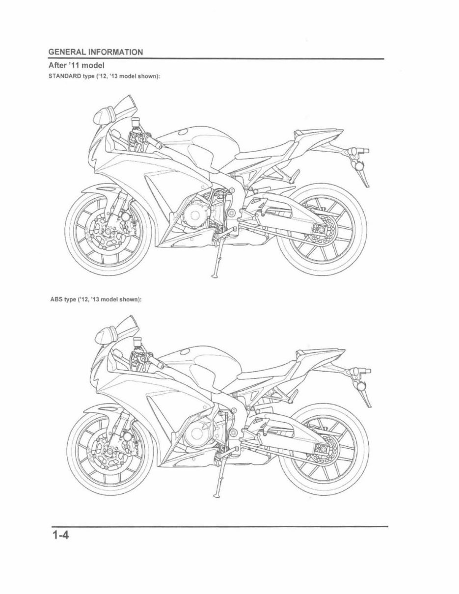 Honda 1000RR Fireblade Workshop Manual 2004 2005 2006 2007 preview img 4
