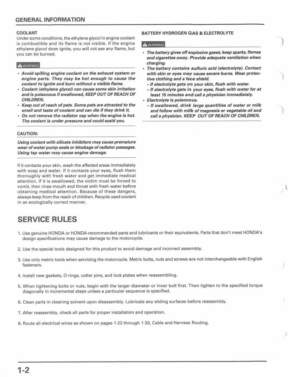 HONDA VT750CD C3 Shadow ACE Service Repair Manual 2000-2005 preview img 4