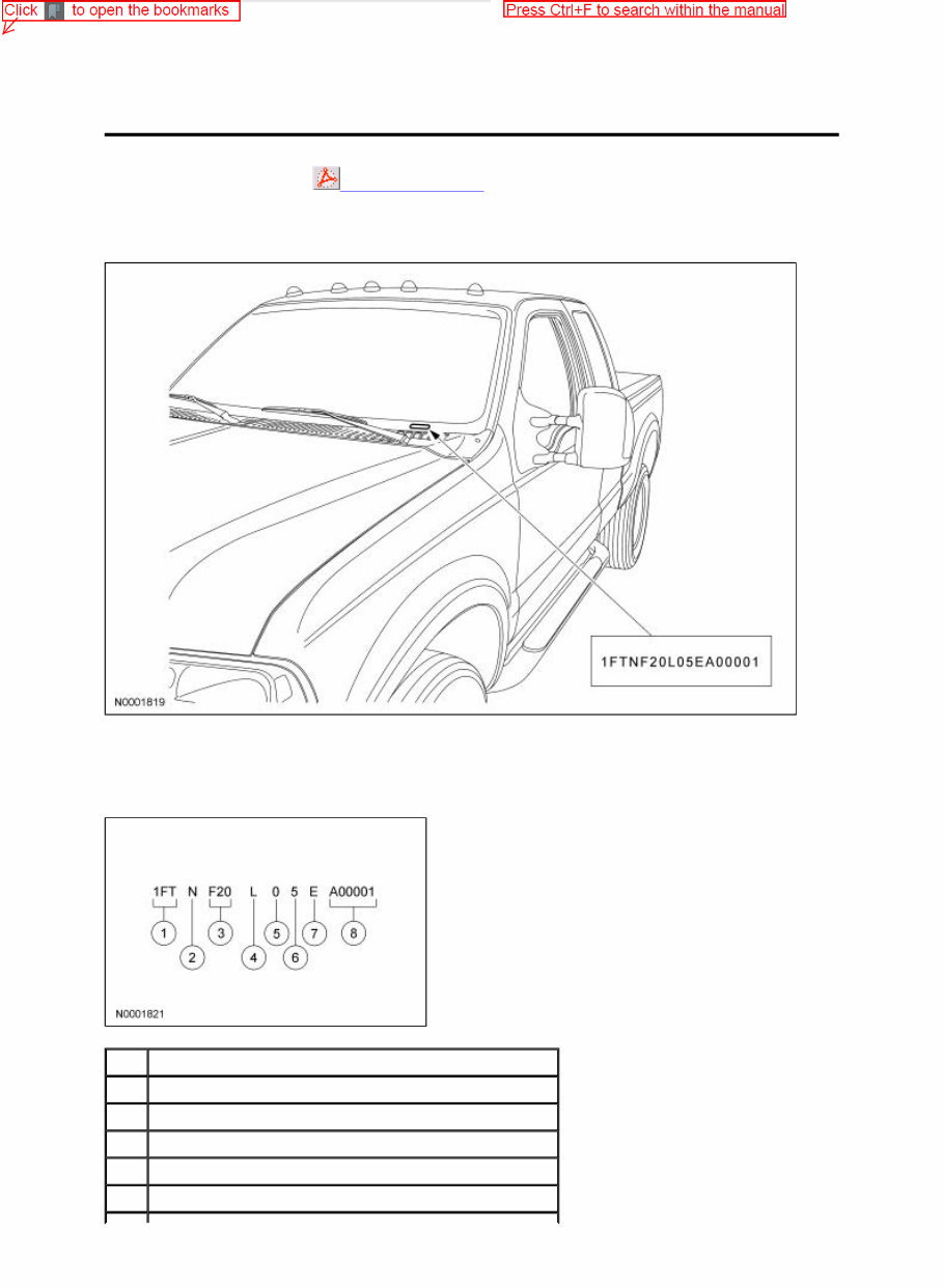 2005 Ford F-550 Super Duty OEM Service & Repair Manual preview img 1