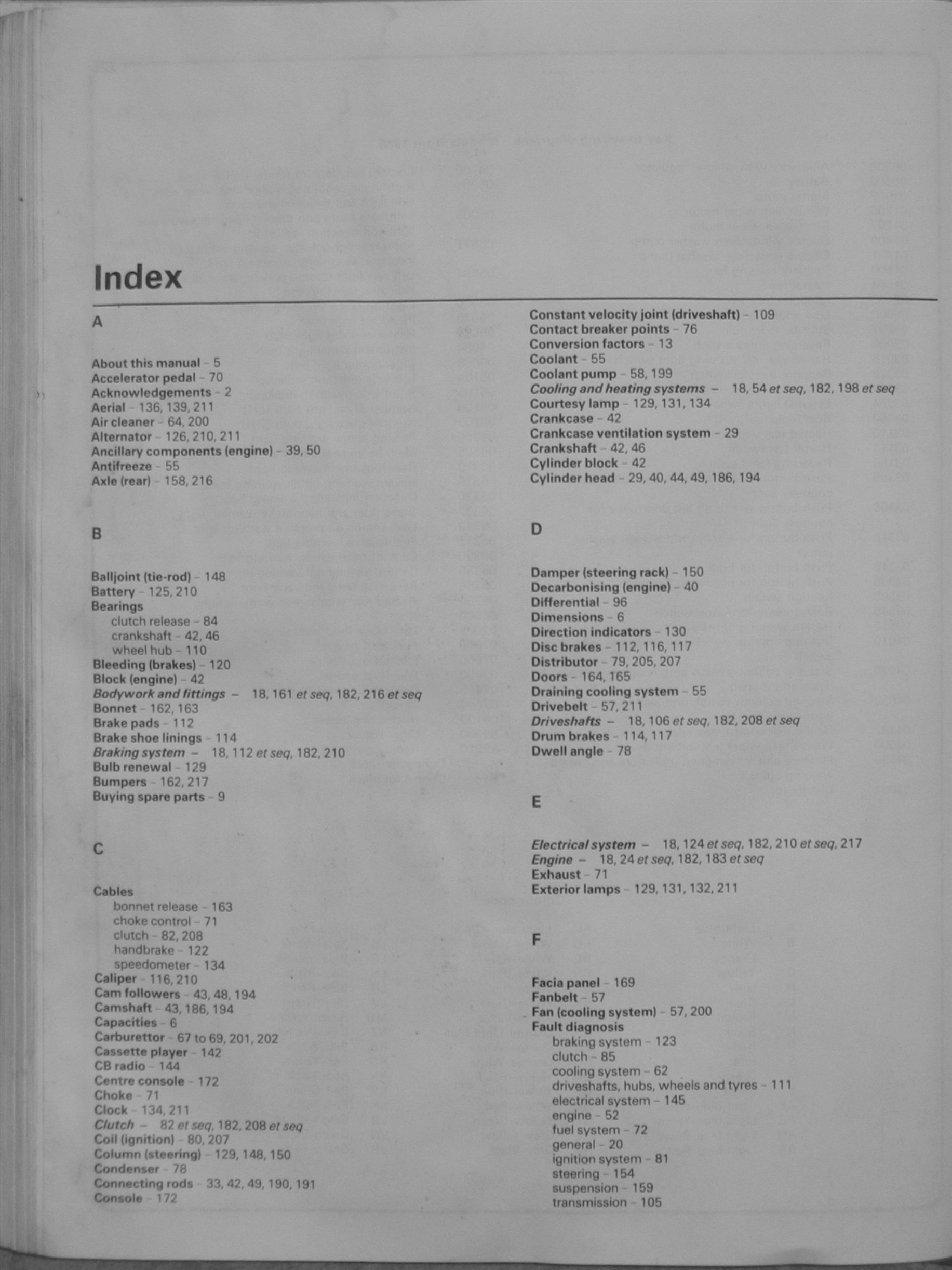 1981-1991 Fiat Panda Service & Repair Manual preview img 1