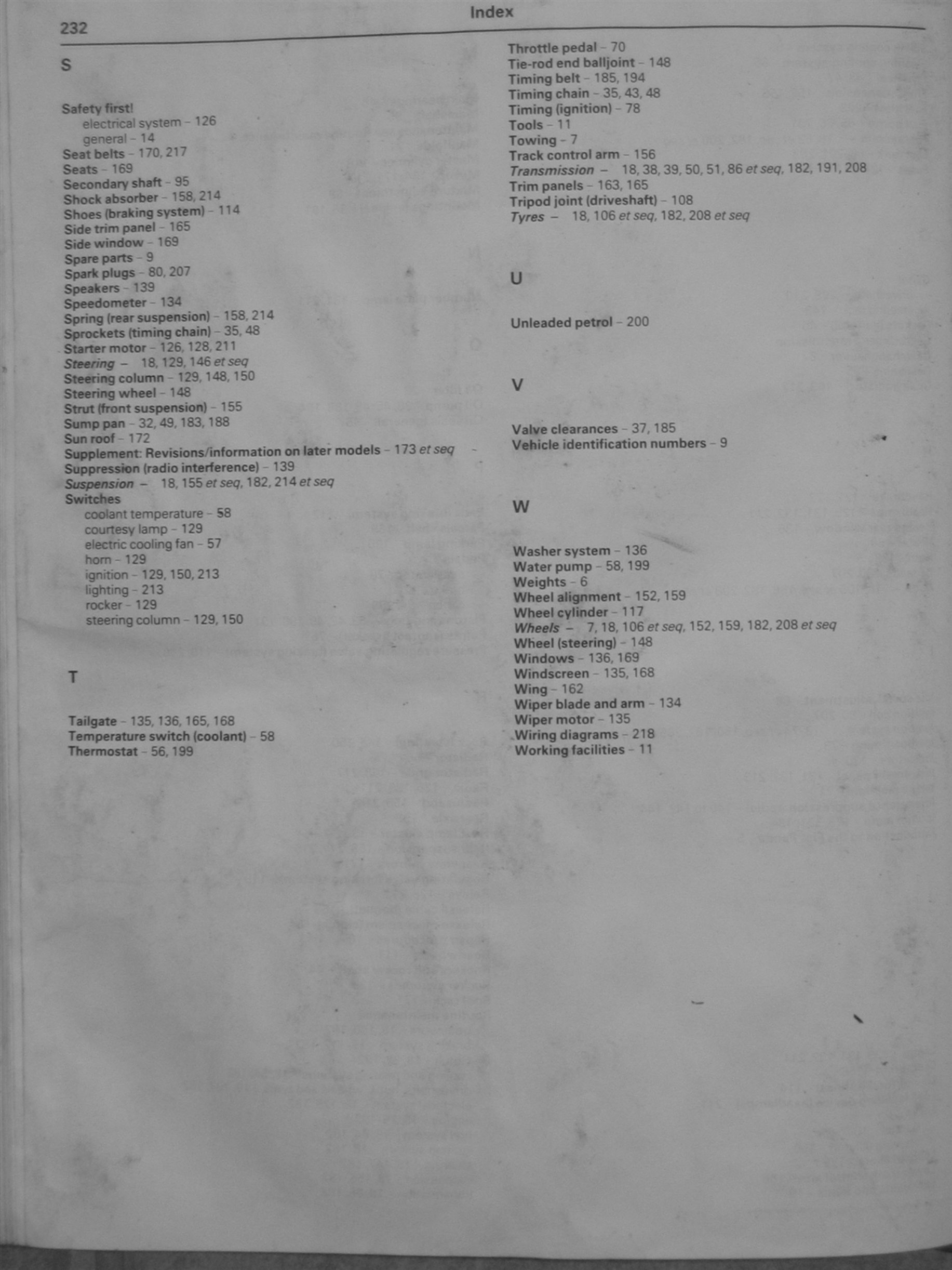 1981-1991 Fiat Panda Service & Repair Manual preview img 3