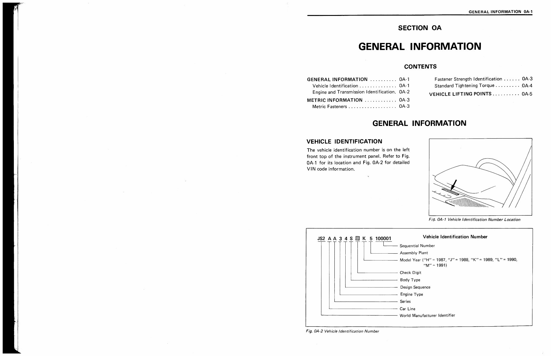 1993 GEO Metro Service & Repair Manual preview img 3