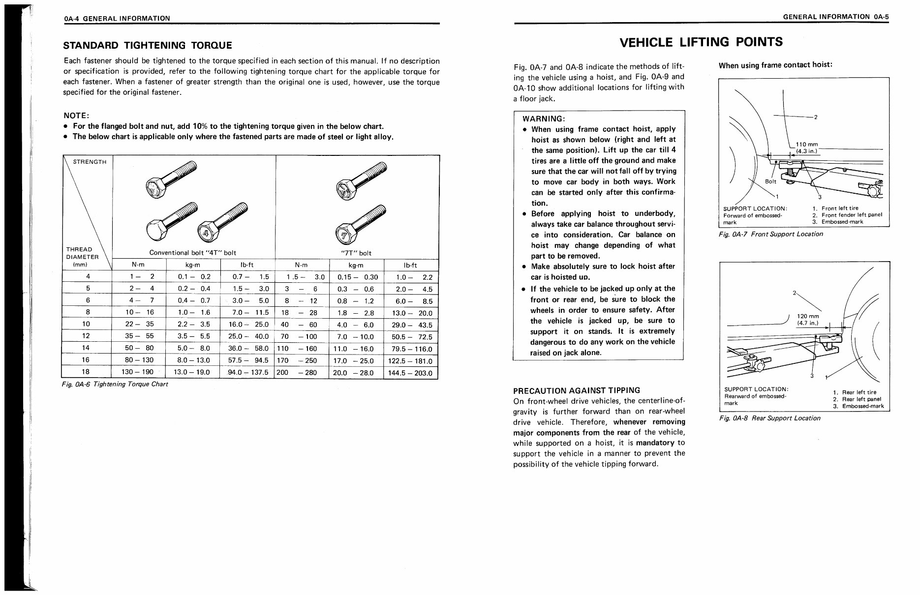 1993 GEO Metro Service & Repair Manual preview img 5