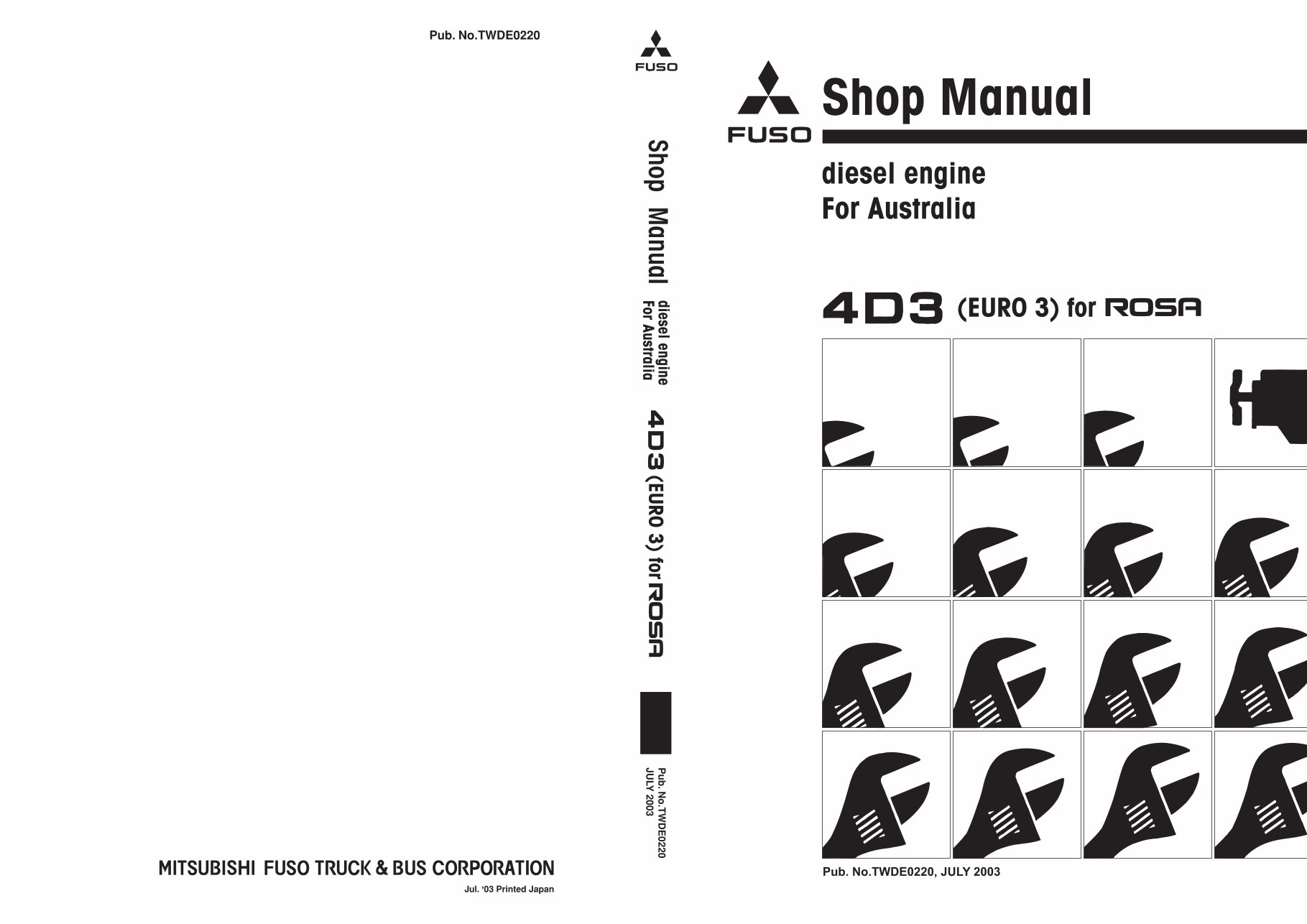 Mitsubishi Fuso Rosa Bus OEM Service & Repair Manual preview img 1
