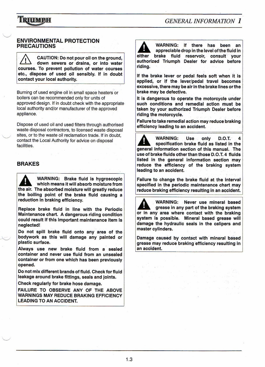 1991-1999 Triumph Daytona 900 Service & Repair Manual preview img 10