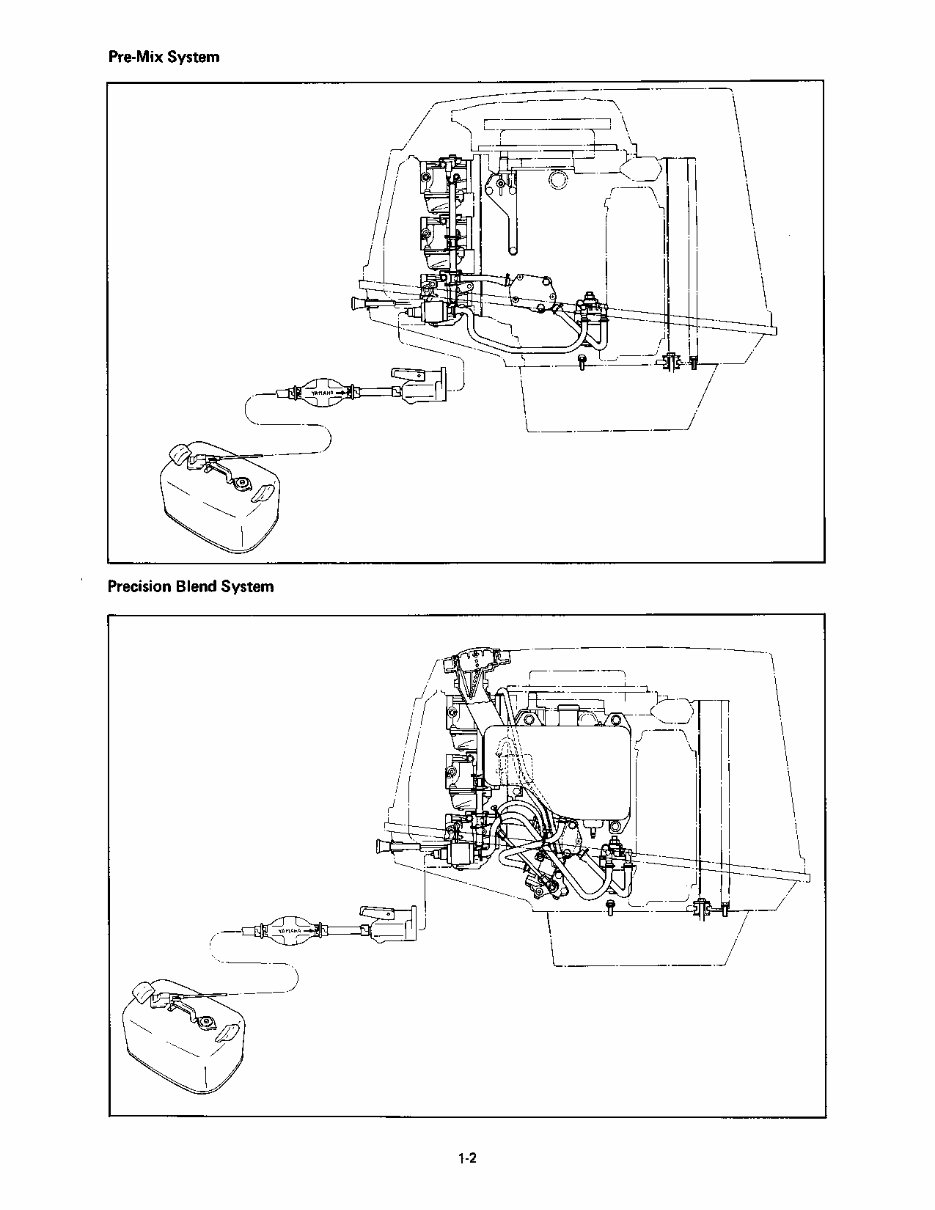 1987 Yamaha 40ESH Outboard service repair maintenance manual. Factory preview img 10