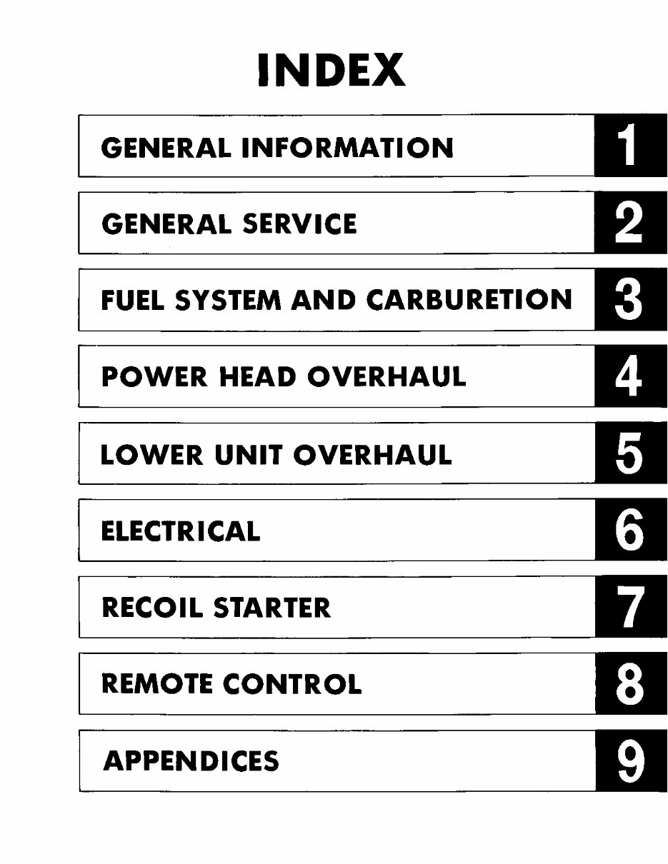 1987 Yamaha 40ESH Outboard service repair maintenance manual. Factory preview img 5