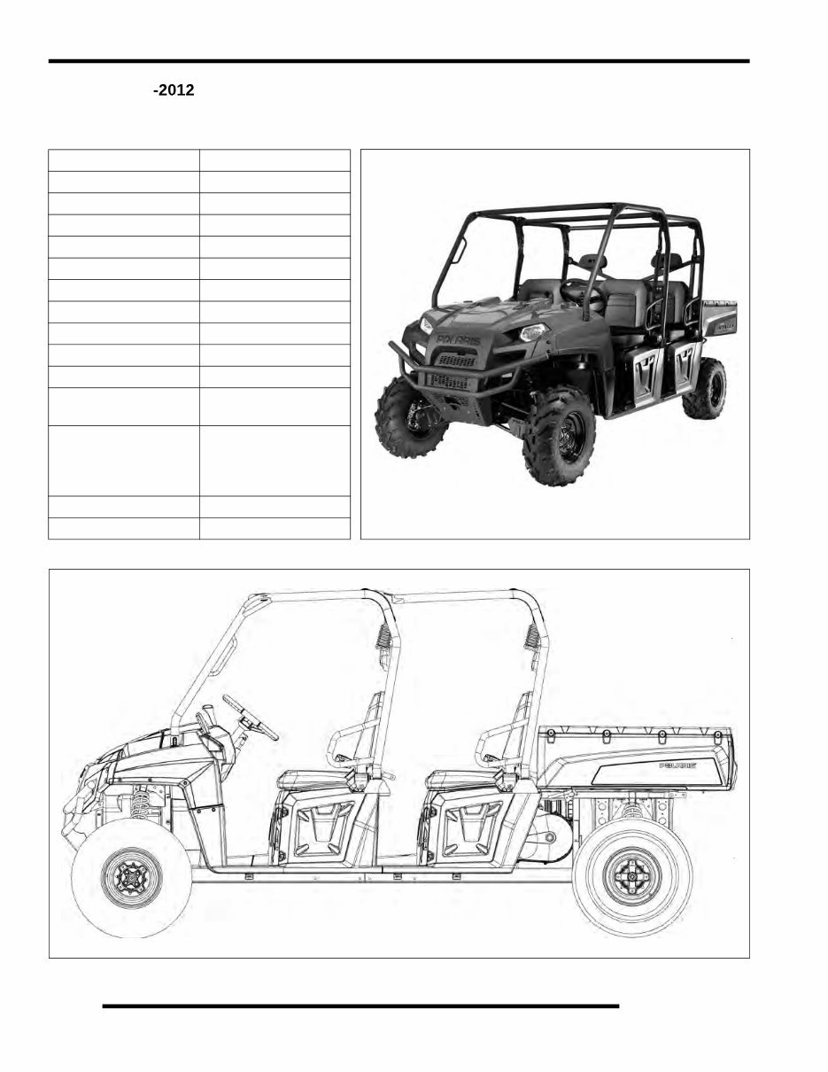 2010 POLARIS RANGER XP HD CREW UTV Repair Manual preview img 8
