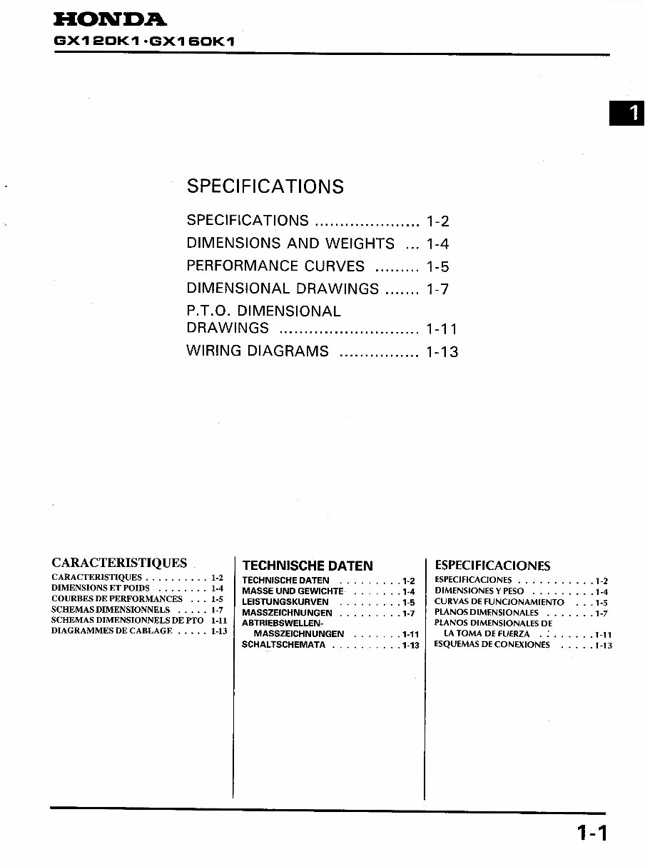 Honda GX160 Horizontal Shaft Engine Repair Manual preview img 5