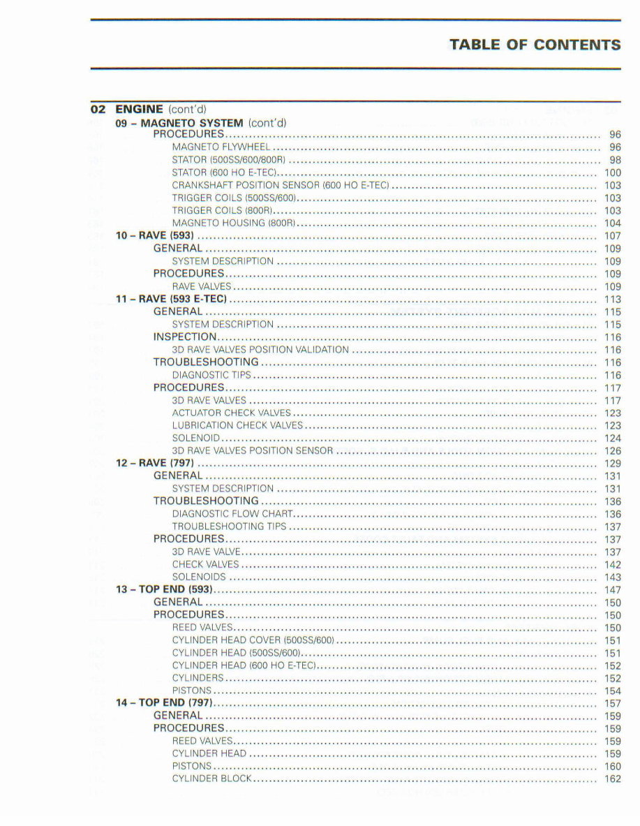 2009-2010 Skidoo REV XP XR Series Snowmobile Repair preview img 3
