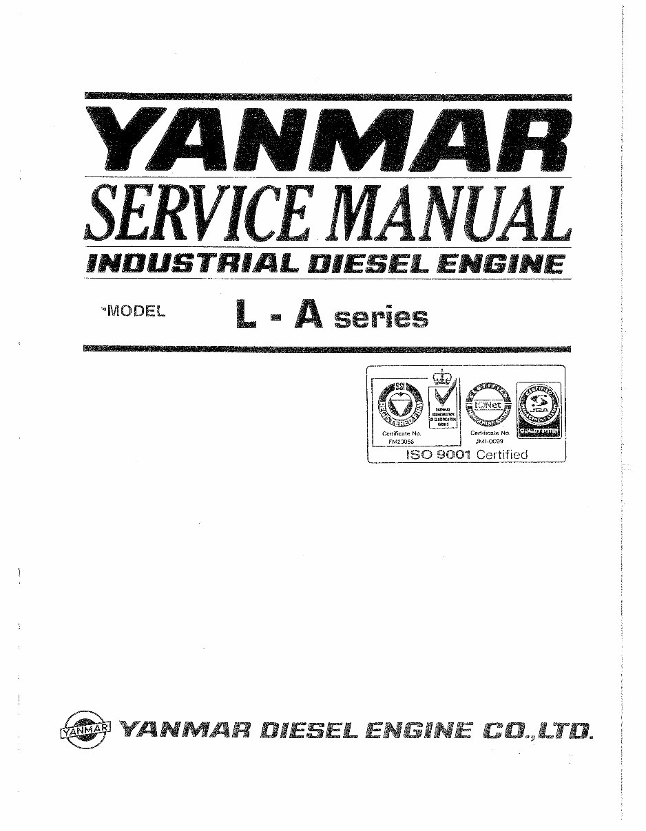 YANMAR L & A Series L40AE L48AE L60AE L70AE L75AE L90AE L10 preview img 1