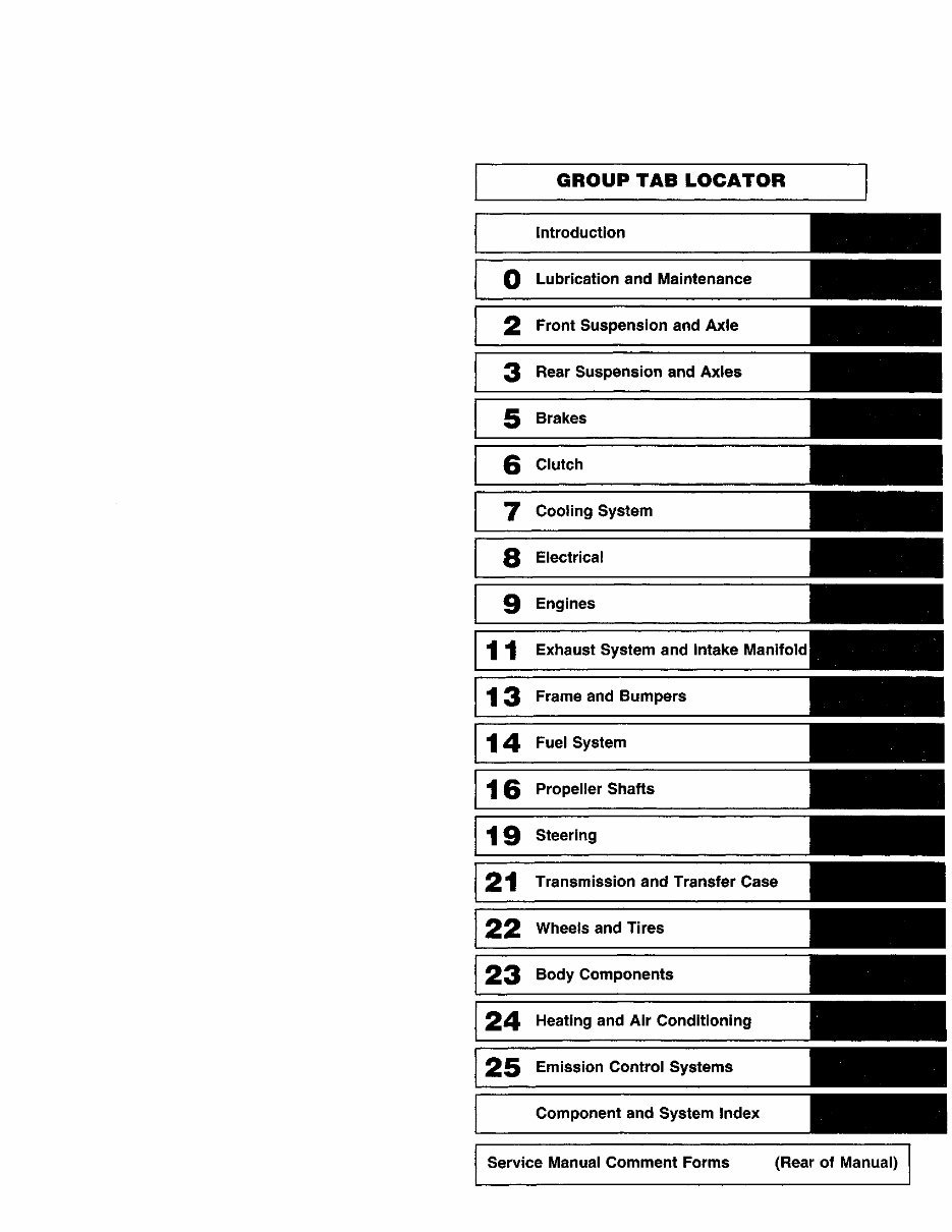 1993 Dodge Ramcharger Service & Repair Manual preview img 4