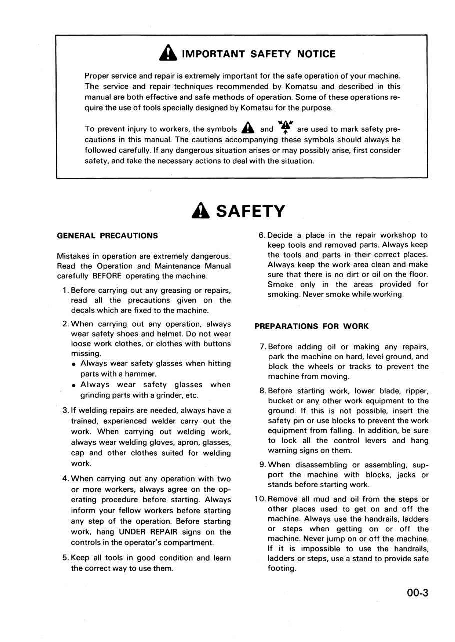 Komatsu PC120/PC130/PC150/PC180 Excavators OEM Service & Repair Manual preview img 7