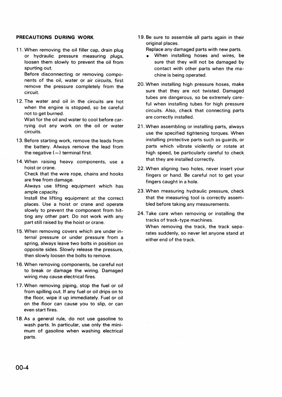 Komatsu PC120/PC130/PC150/PC180 Excavators OEM Service & Repair Manual preview img 8