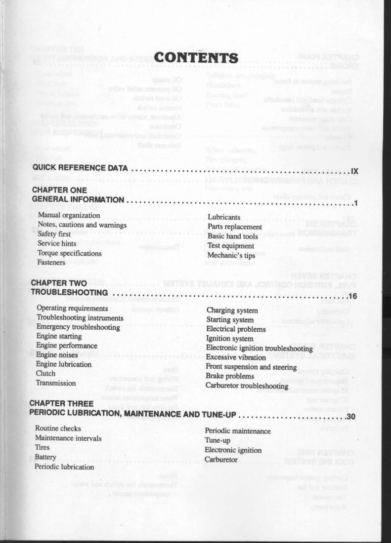 1987-1993 Kawasaki EX 500 GPZ 500 S Service & Repair Manual preview img 3
