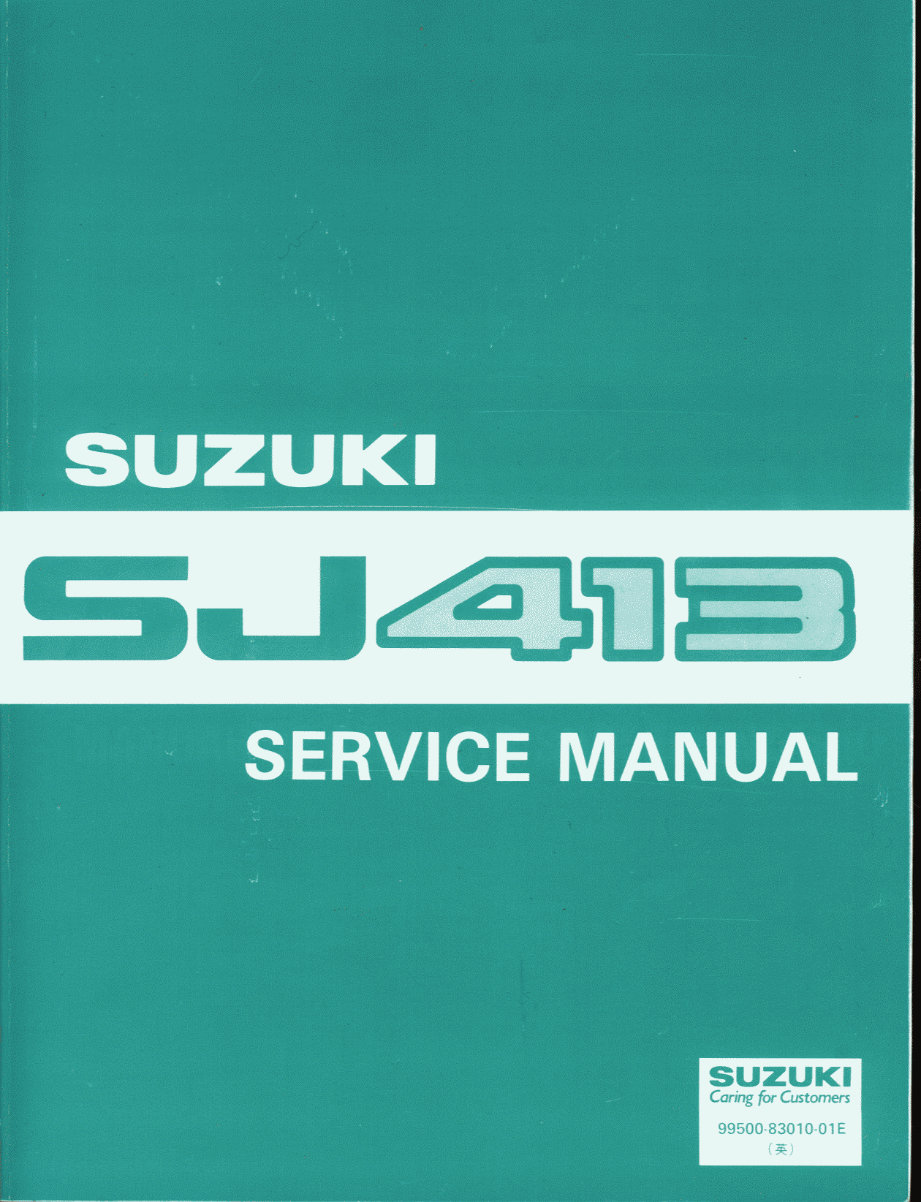SUZUKI SJ50 SJ51 SJ413 MASTER Service Repair Manual preview img 1