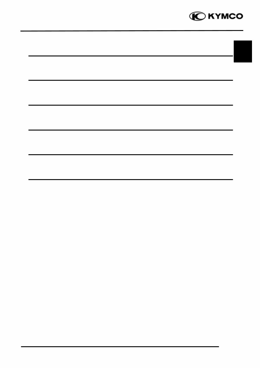 KYMCO PEOPLE 125 & 150 Scooter Service & Repair Manual - ! preview img 1