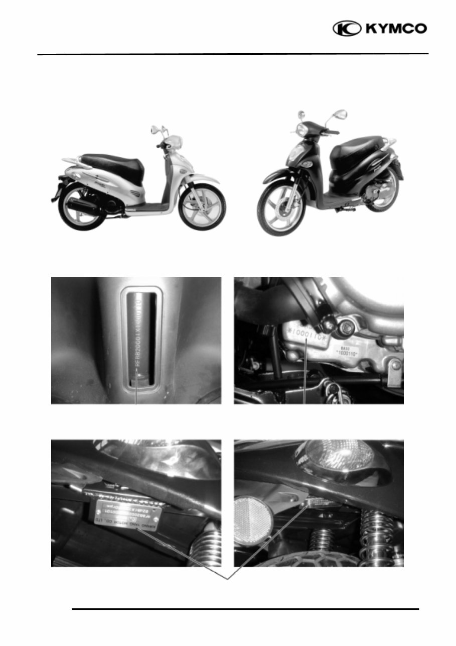 KYMCO PEOPLE 125 & 150 Scooter Service & Repair Manual - ! preview img 2