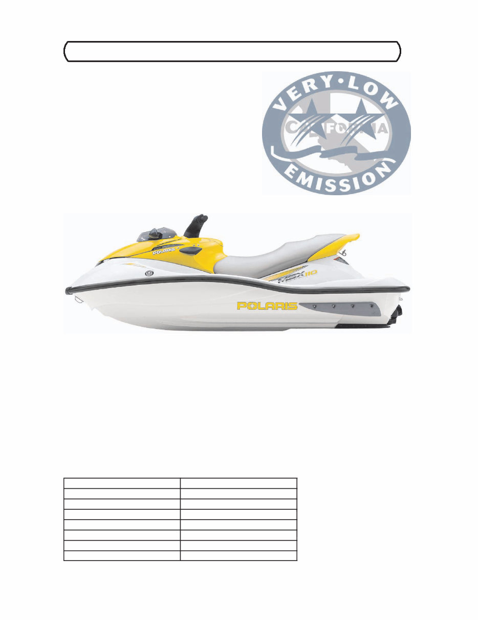 2004 Polaris MSX 110 / 150 4-Stroke Service & Repair Manual preview img 7