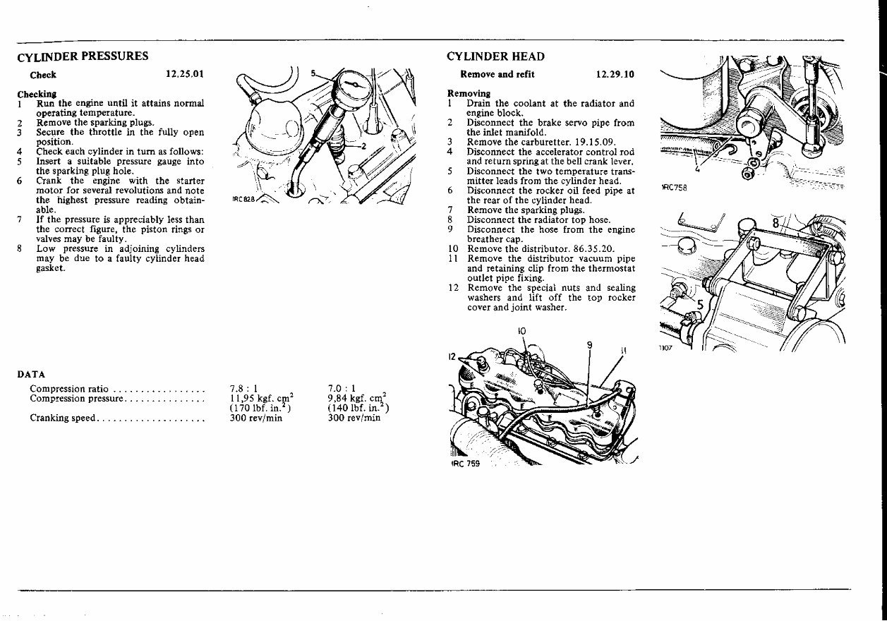 Land Rover LandROVER Overhaul repair manual for the 2.6 LITRE 2.6L 6 cylinder petrol engine preview img 10