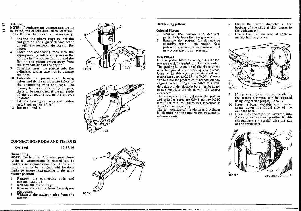 Land Rover LandROVER Overhaul repair manual for the 2.6 LITRE 2.6L 6 cylinder petrol engine preview img 4