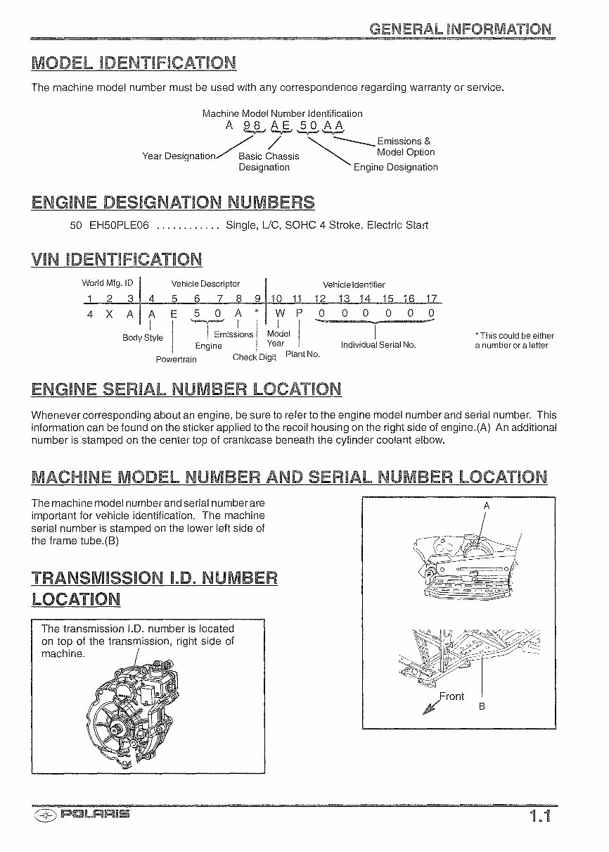 1998-1999 Polaris Big Boss 6x6 ATV Repair Manual preview img 7